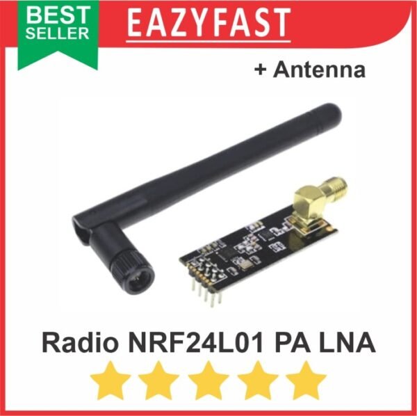 NRF24L01 PA LNA 2.4Ghz Wireless Radio Tranceiver Long Range 1km Antena