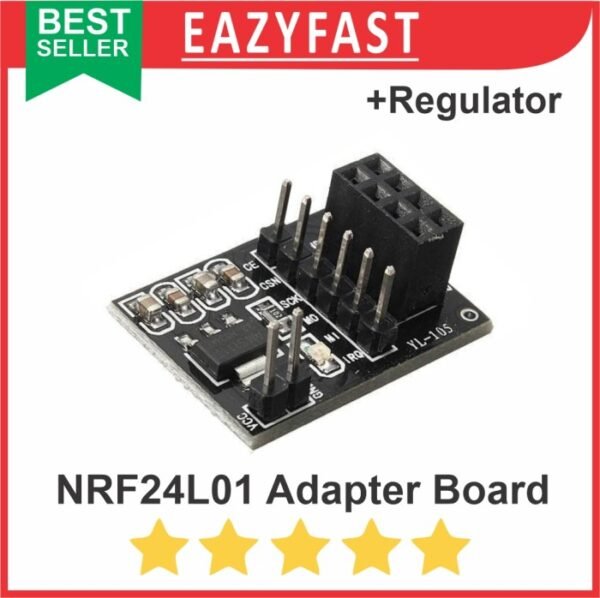 NRF24L01 Socket Adapter Board Converter Arduino with 3.3V Regulator