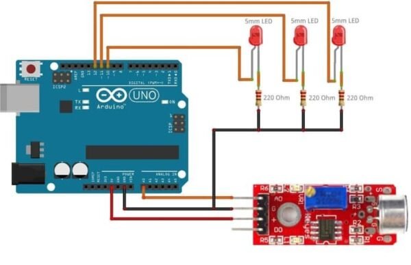 Modul Mic Microphone Sensor Sound Suara Detection Arduino - Gambar 3