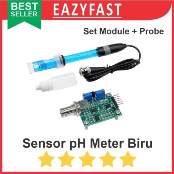 Sensor Probe pH meter Arduino Module Kit Set Electrode 4502C Detector - Gambar 2