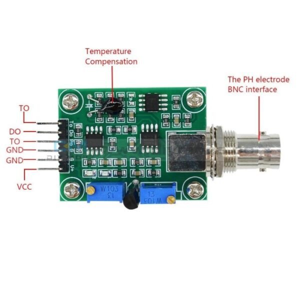 Sensor Probe pH meter Arduino Module Kit Set Electrode 4502C Detector - Gambar 3