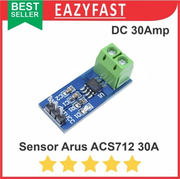 ACS712 30A 30 A Hall Current Sensor Arus Ampere Modul Module Arduino