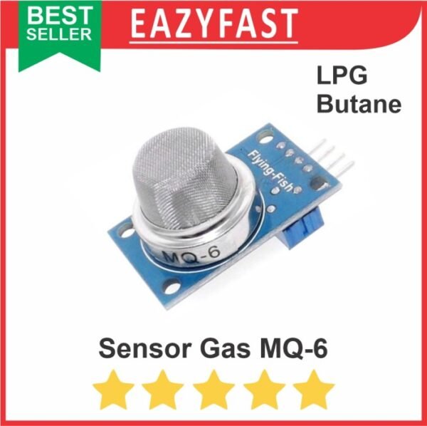 MQ-6 MQ6 Sensor Gas LPG Butane Propane mudah terbakar Module Arduino