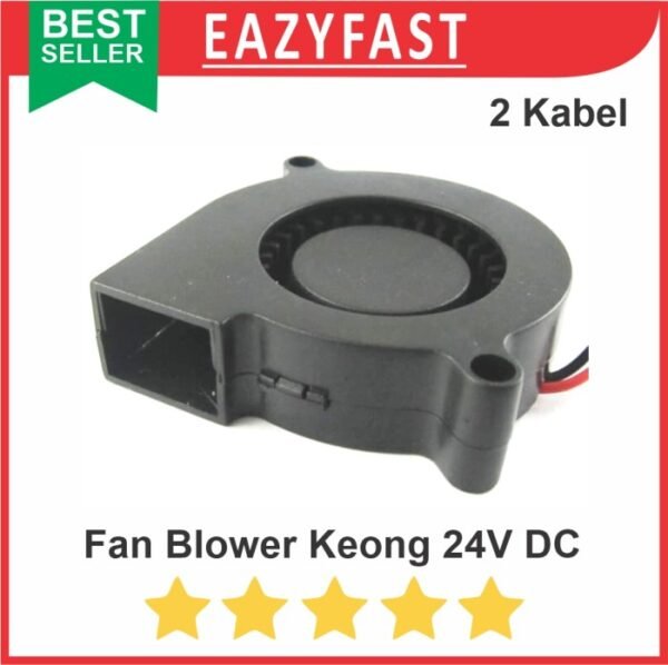 Blower Fan Kipas Angin Keong DC 24V Turbo Brushless Fan Cooler