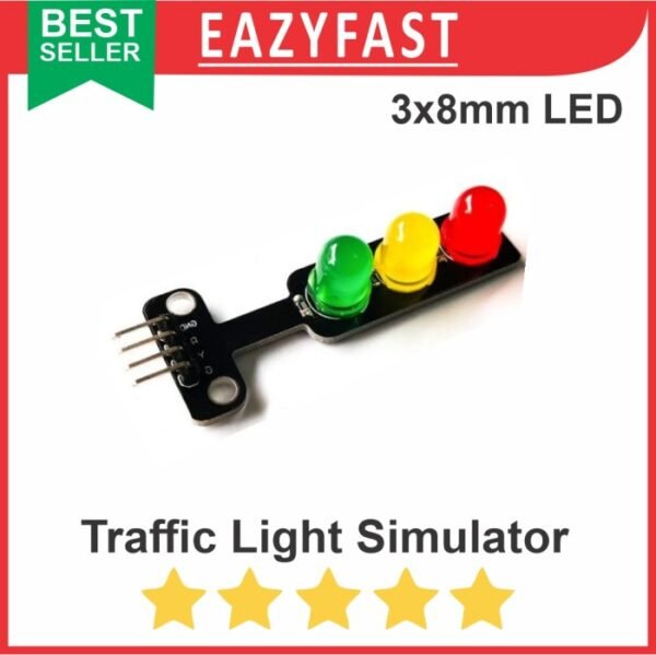 Traffic Light Simulator Lampu Lalu Lintas 3 x 8MM Led Module