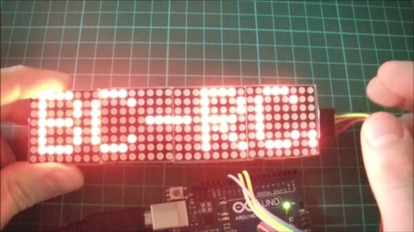 Modul Dot Matrix 4x 4 32x8 8x32 Max7219 Running Text Display Module - Gambar 3