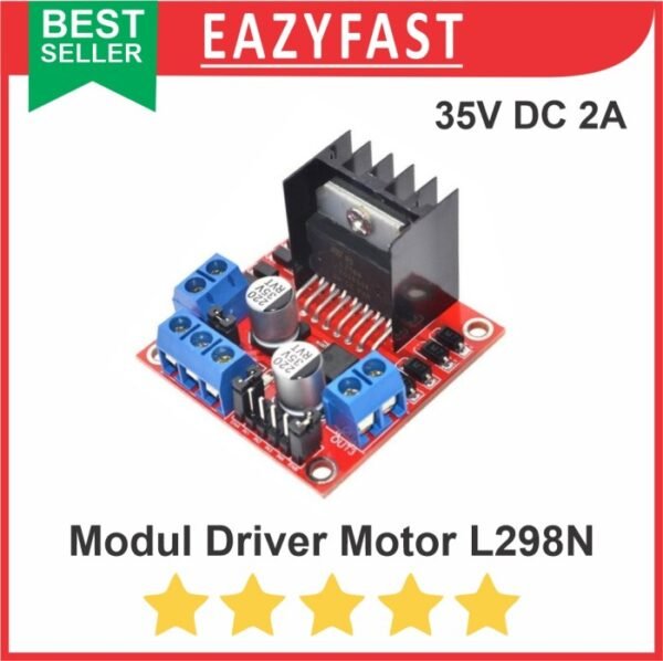 L298N Dual H Bridge DC Stepper Motor Driver Controller Arduino