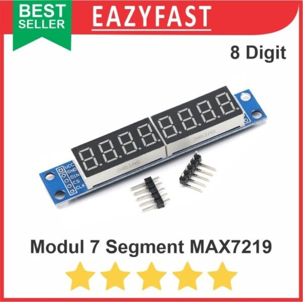 MAX7219 LED 8 Digit 7 Seven Segment Module Modul Arduino Max 7219