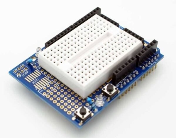 Arduino Uno Breadboard Shield Project Proto Board Prototype - Gambar 2