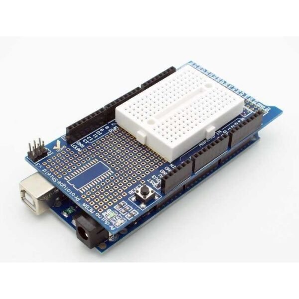 Arduino Mega Breadboard Project Proto Board Prototype Shield - Gambar 2