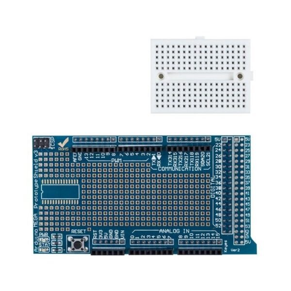 Arduino Mega Breadboard Project Proto Board Prototype Shield - Gambar 4