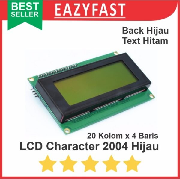 LCD Character Green Hijau 4x20 20x4 20*4 20 x 4 2004 Display Module