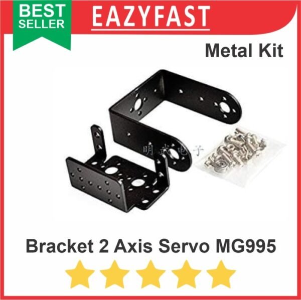 Bracket Dudukan Lengan Servo MG995 MG996 Pan Tilt