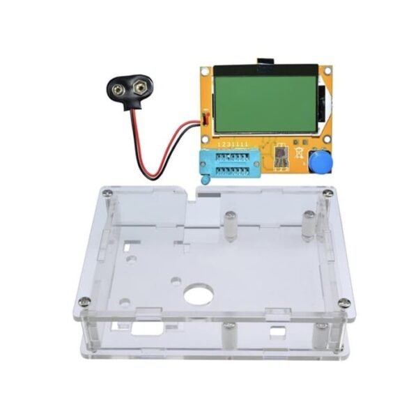 Case Acrylic LCR-T4 Enclosure Box Kotak Casing Akrilik ESR LCR Tester - Gambar 2