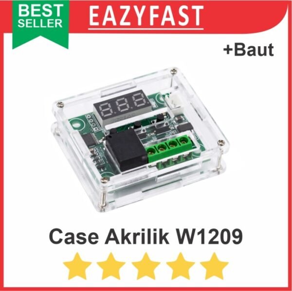 Case Acrylic W1209 Enclosure Box Casing Akrilik Temperature Controller