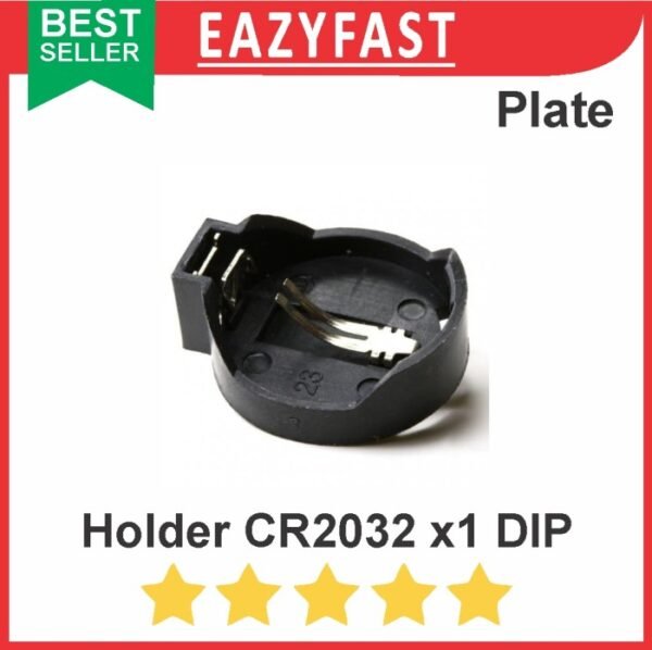 Holder Baterai 1x CR2032 CR 2032 x1 1 Slot Seri Tempat Rumah Dudukan