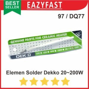 Elemen Solder Dekko Dual 97 DQ77 200W 200 W Watt Original Korea DQ 77
