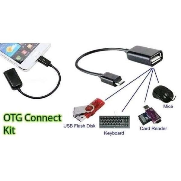 Kabel OTG USB Type Tipe C Cable Android Connector Konektor Converter - Gambar 2