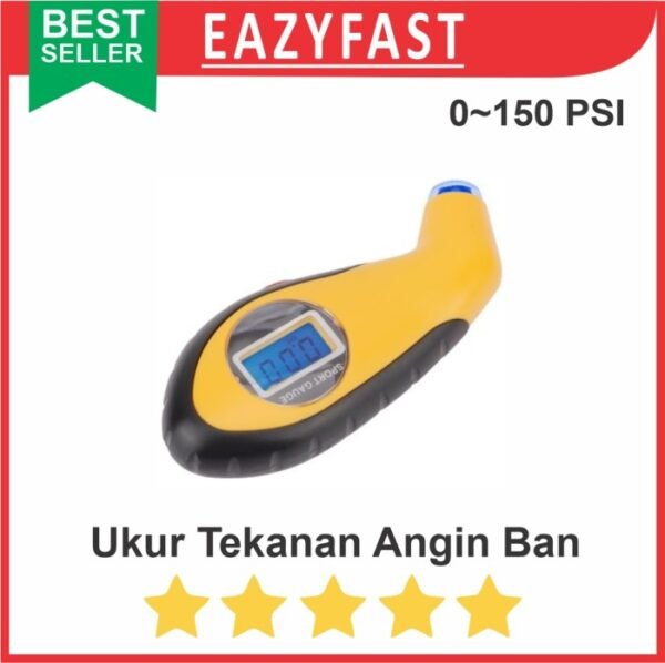 Ukur Tekanan Angin Ban Digital Tire Gauge Air Pressure Baro Mano Meter