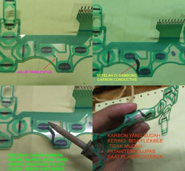 Silver Conductive Suntik 0.3ml Paint Glue Tinta Listrik Jalur PCB - Gambar 3