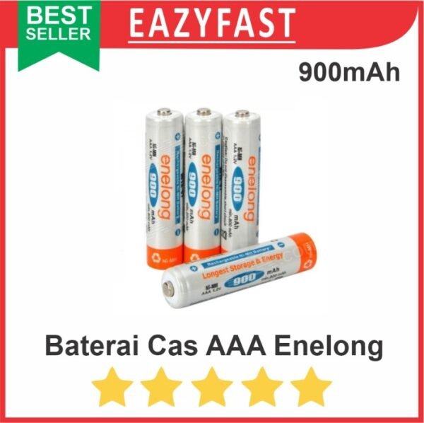 Baterai Cas Charge AAA Enelong Rechargeable Ni-Mh Battery Recharge - Gambar 2