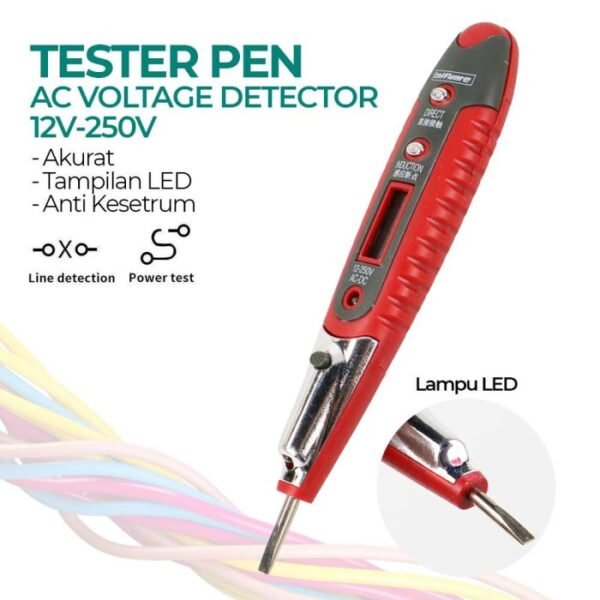 Test Pen AC DC Non Contact Voltage Detector VD700 Tester Kabel Putus - Gambar 4