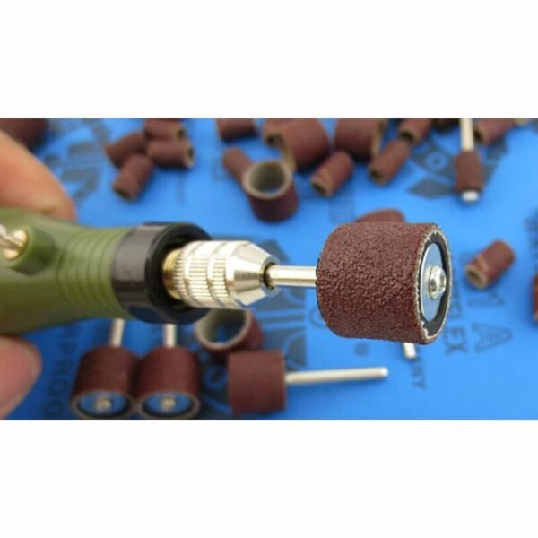 Refill mata Amplas Ring 1/2" Mini Grinder Kertas Pasir Bulat Drum - Gambar 3