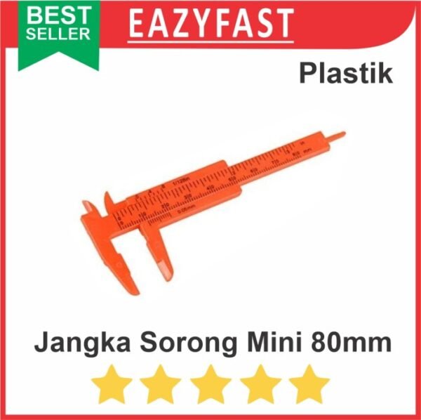 Jangka Sorong Caliper Sigmat Plastik Mini 80mm