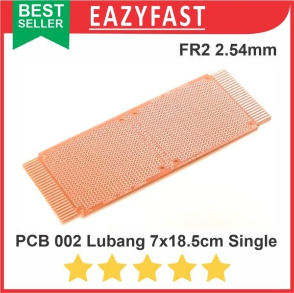 PCB 002 Lubang IC 7x18 Single Bolong Titik Matrix PCB002 Pertinak FR2