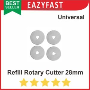 Refill Isi Mata Rotary Cutter 28mm Kecil Kulit Vinyl Pisau Roda Putar