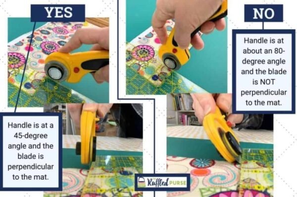Refill Isi Mata Rotary Cutter 45mm Besar Kulit Vinyl Pisau Roda Putar - Gambar 3