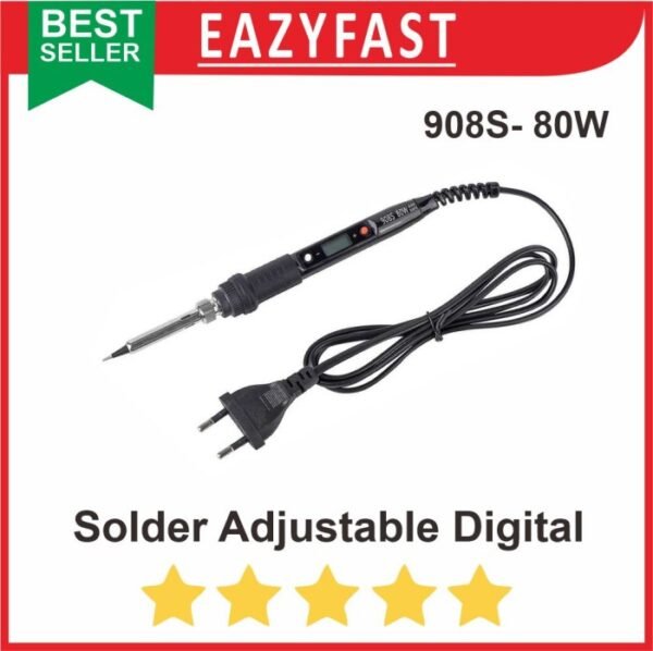 Mata Solder Adjustable 80W 6 Bentuk Lancip Rata Datar 80 Watt 900M Tip - Gambar 3