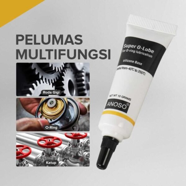 Silicone Grease O Ring Lube Gemuk Sil Rubber Karet Seal Gear High Temp - Gambar 2
