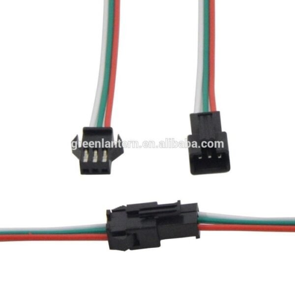 Socket Kabel JST SM 3P 3 Pin Connector Terminal Cable male female - Gambar 2