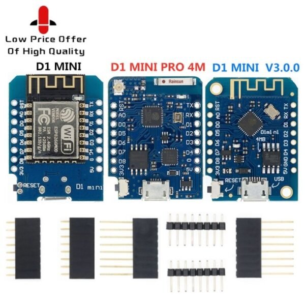 Wemos D1 Mini Pro 16M ESP8266 ESP Wifi Wireless Internet Arduino IoT - Gambar 3