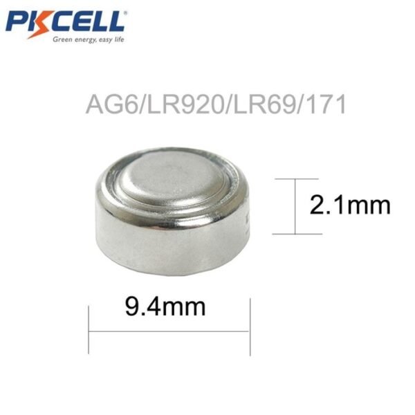 Baterai LR920 AG6 371 1.55v Jam Tangan Kancing Coin Button Battery - Gambar 3