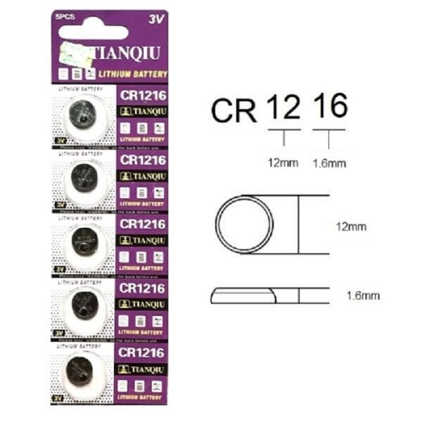 Baterai CR1216 CR 1216 3v Jam Tangan Kancing Coin Button Battery Cell - Gambar 2