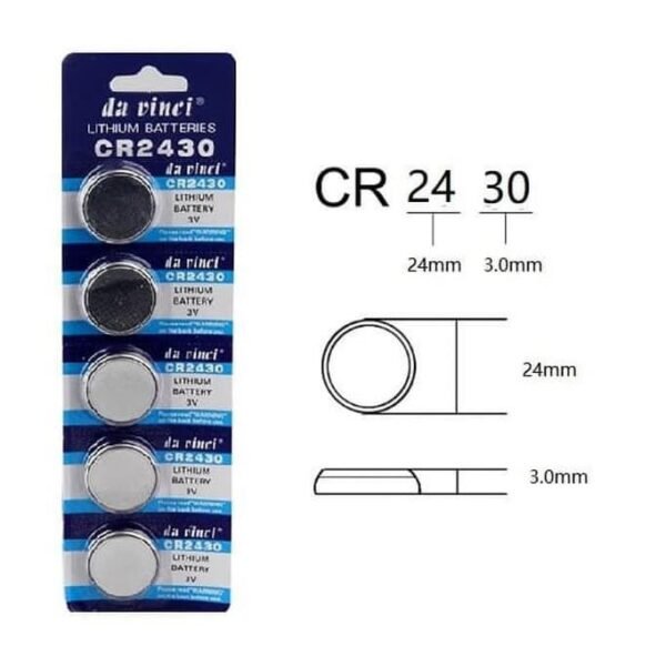 Baterai CR2430 CR 2430 3v Jam Tangan Kancing Coin Button Battery Cell - Gambar 2