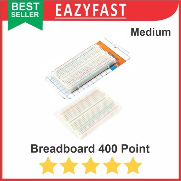 Breadboard 400 P Pin Point Lubang Arduino Bread Project Proto Board