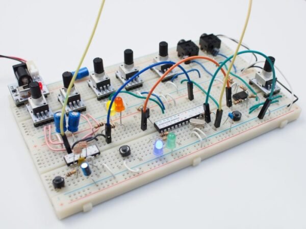 Breadboard 400 P Pin Point Lubang Arduino Bread Project Proto Board - Gambar 3