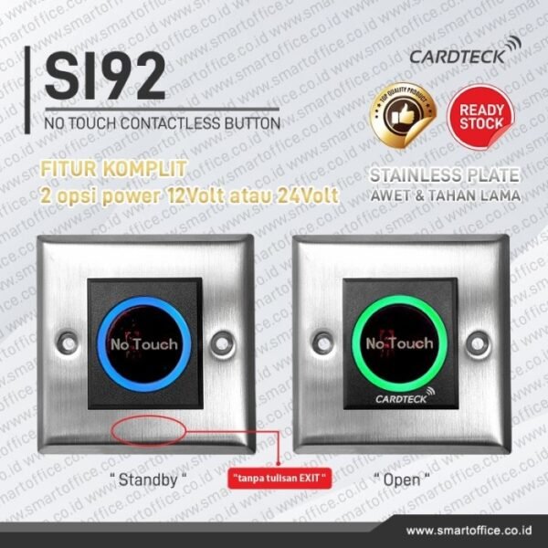 Tombol Saklar Sensor Infrared IR Proximity Contactless non Contact B - Gambar 3