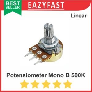 Potensiometer B 500K Mono Linear B500K 500 K Ohm Potensio Potentio