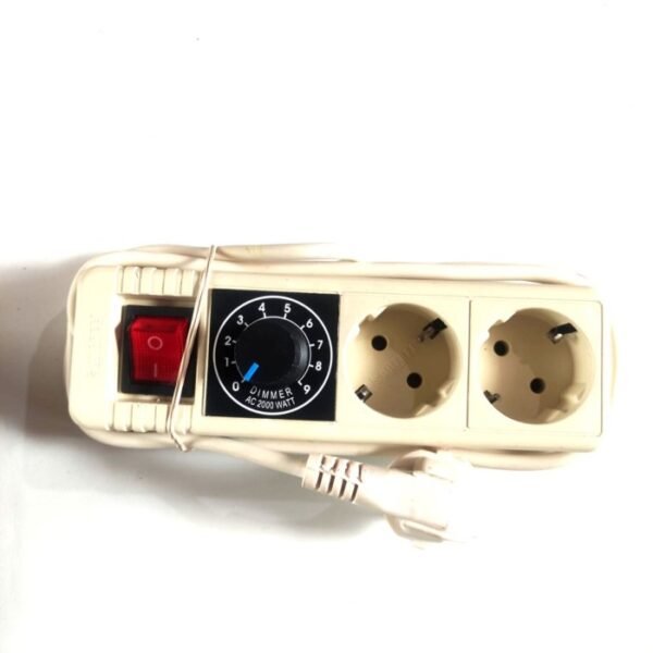 Terminal Dimmer 220V AC PLN 2000 W Watt Potensio Speed PWM Dimer 2000W - Gambar 2