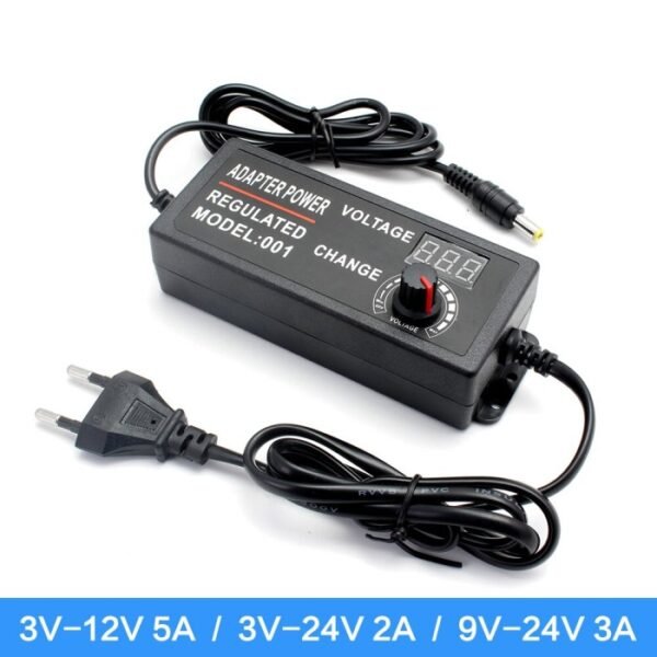 Adaptor DC Adjustable 3A 5.5mm 3 A Ampere PSU Power Supply Trafo - Gambar 3