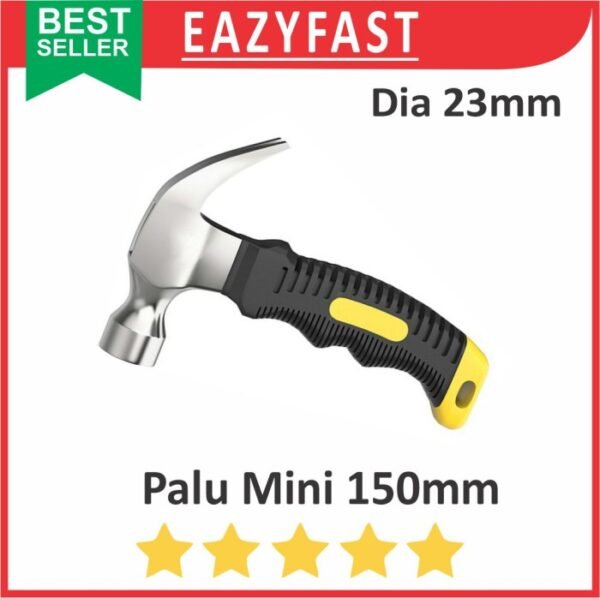 Palu Mini Kambing Kecil Portable Cebol Pendek Claw Hammer Besi Steel