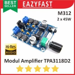 Modul Ampli TPA3118D2 2x60W Amplifier Class D TPA TPA3118 XH-M312 HiFi