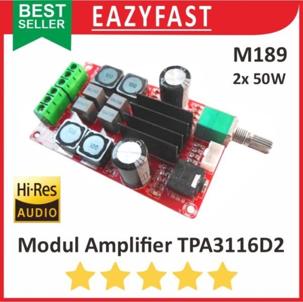 Modul Ampli TPA3116D2 2x50W Amplifier Class D TPA TPA3116 XH-M189 HiFi