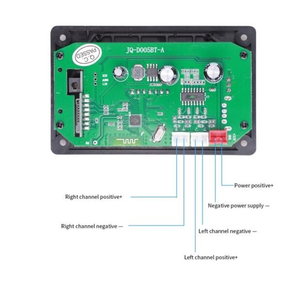 Kit MP3 Audio Player D005BT Board USB BT Bluetooth FM Ampli Amplifier - Gambar 3