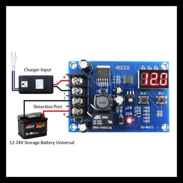 Charger Control Auto Cut Off XH-M603 Modul Otomatis Cas Battery Aki - Gambar 3