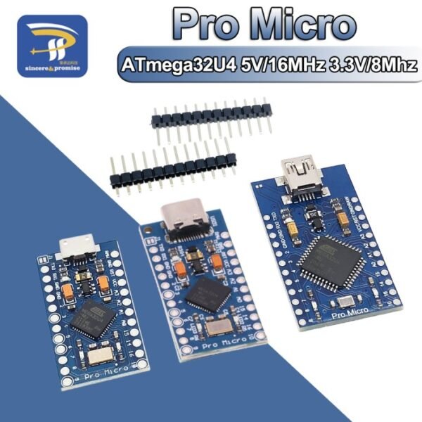 Arduino Pro Micro Compatible ProMicro USB Type C Atmega32u4 Leonardo - Gambar 3